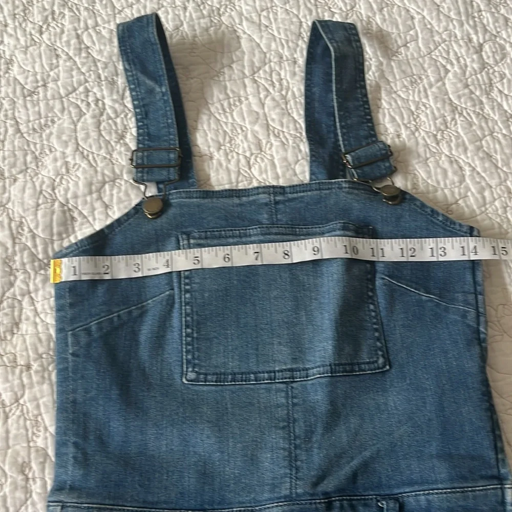 RACHEL Rachel Roy Blue Denim Wide-Leg Jumpsuit - Picture 9 of 15